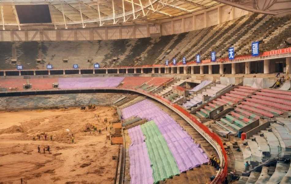 Talanta Sports City Nears Completion as Terrace Painting Signals Final Stage Before AFCON 2027